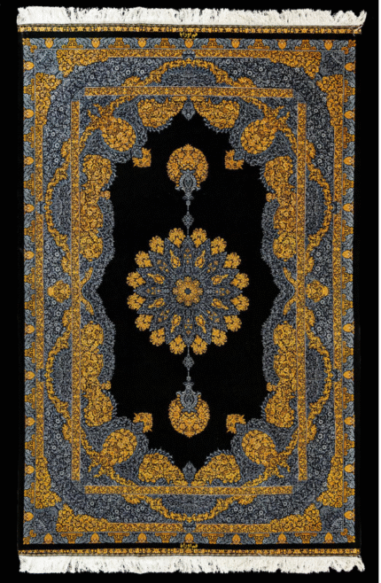 Shah Abbasi Medallion Rug (Lachak - Toranj Design)